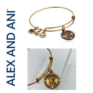 Alex and Ani Antique Golf Charm Bracelet